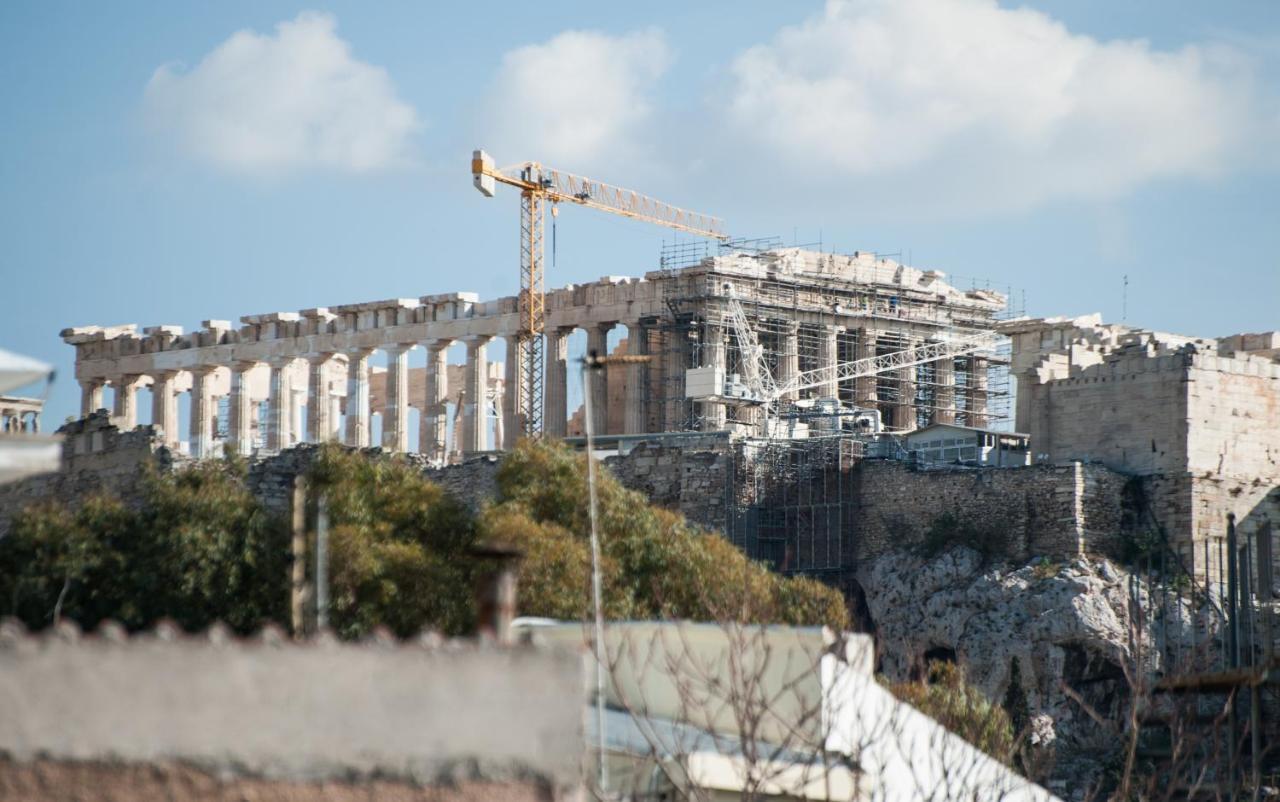 2 Bedroom Apartment At The Historical Center, View To Acropolis Athén Kültér fotó